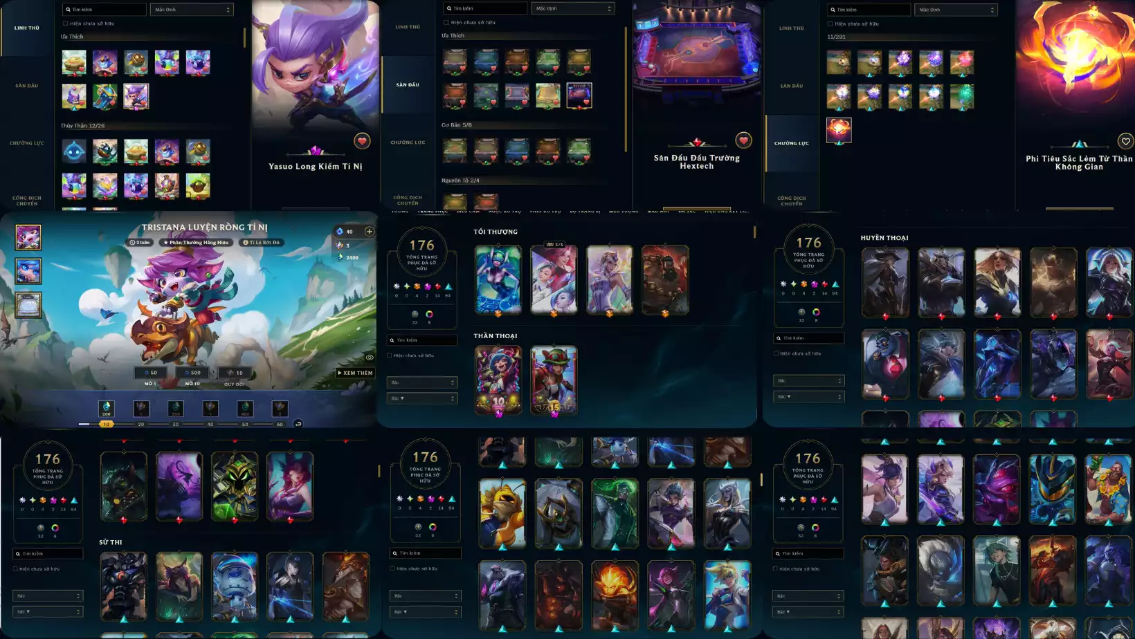 TFT YASUO LONG KIẾM  SÂN CHƯỞNG ĐẦY ĐỦ DƯ 3 HC LOL 176 SKIN THÔNG TIN HỖ TRỢ ĐẦY ĐỦ